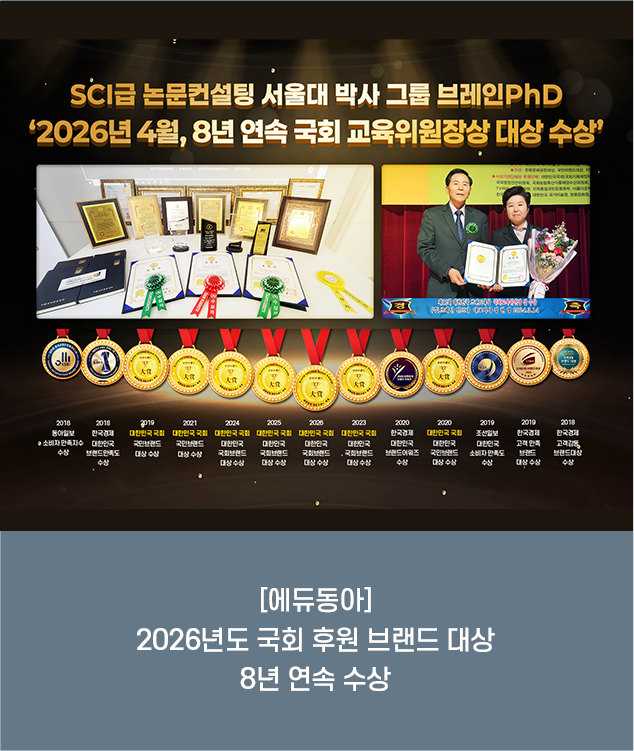 BrainPhD수상내역